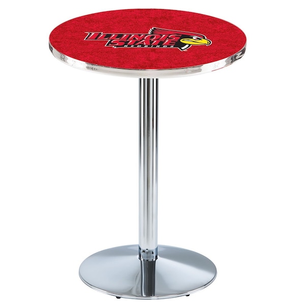 42" Chrome Illinois State Pub Table